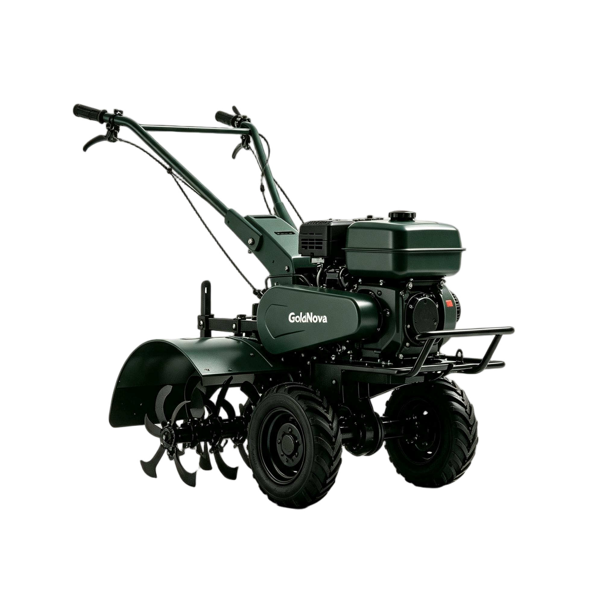 Hot Sale 12HP Diesel Walking Tractor Walk Behind Rotary Tiller Cultivator with Gearbox for Farm & Paddy Field Cultivation - Image 2