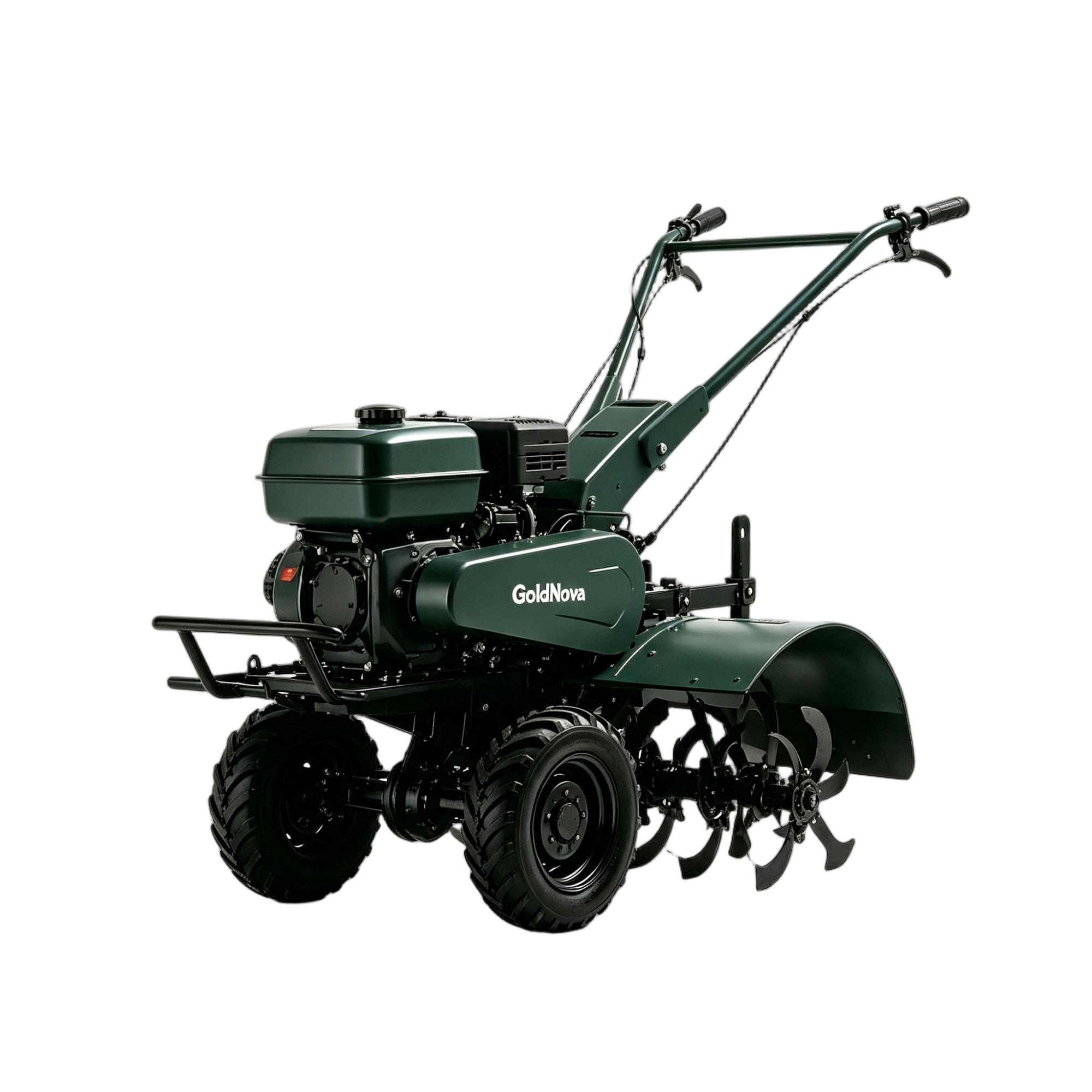 Hot Sale 12HP Diesel Walking Tractor Walk Behind Rotary Tiller Cultivator with Gearbox for Farm & Paddy Field Cultivation - Image 4