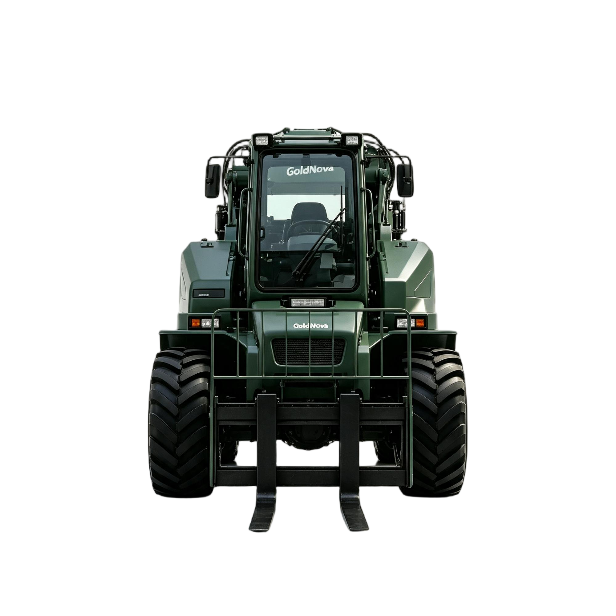 4WD Telehandler Forklift with 13M Boom Heave 10ton Load Telescopic Forklift EPA Diesel Engine Telescopic Handler - Image 3