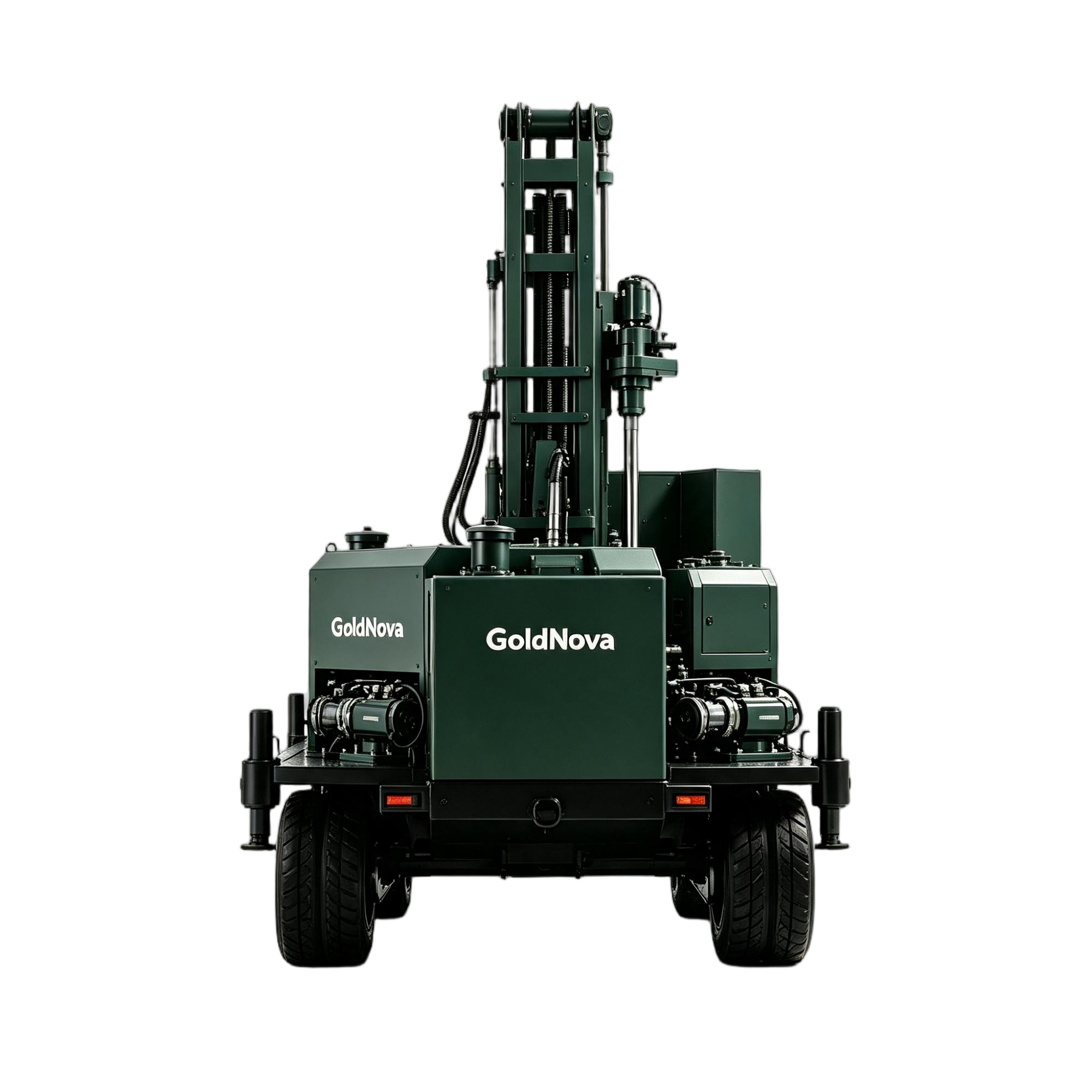 Wheeled Deep Well Drill Rig Efficient Diesel Hydraulic Power System Water Well Drilling Rig Machine - Image 2