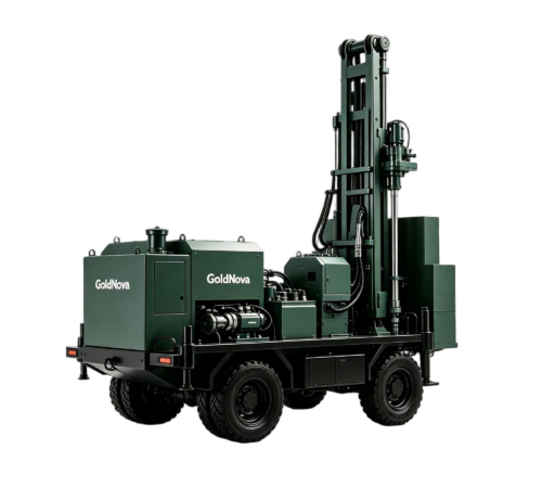Wheeled Deep Well Drill Rig Efficient Diesel Hydraulic Power System Water Well Drilling Rig Machine