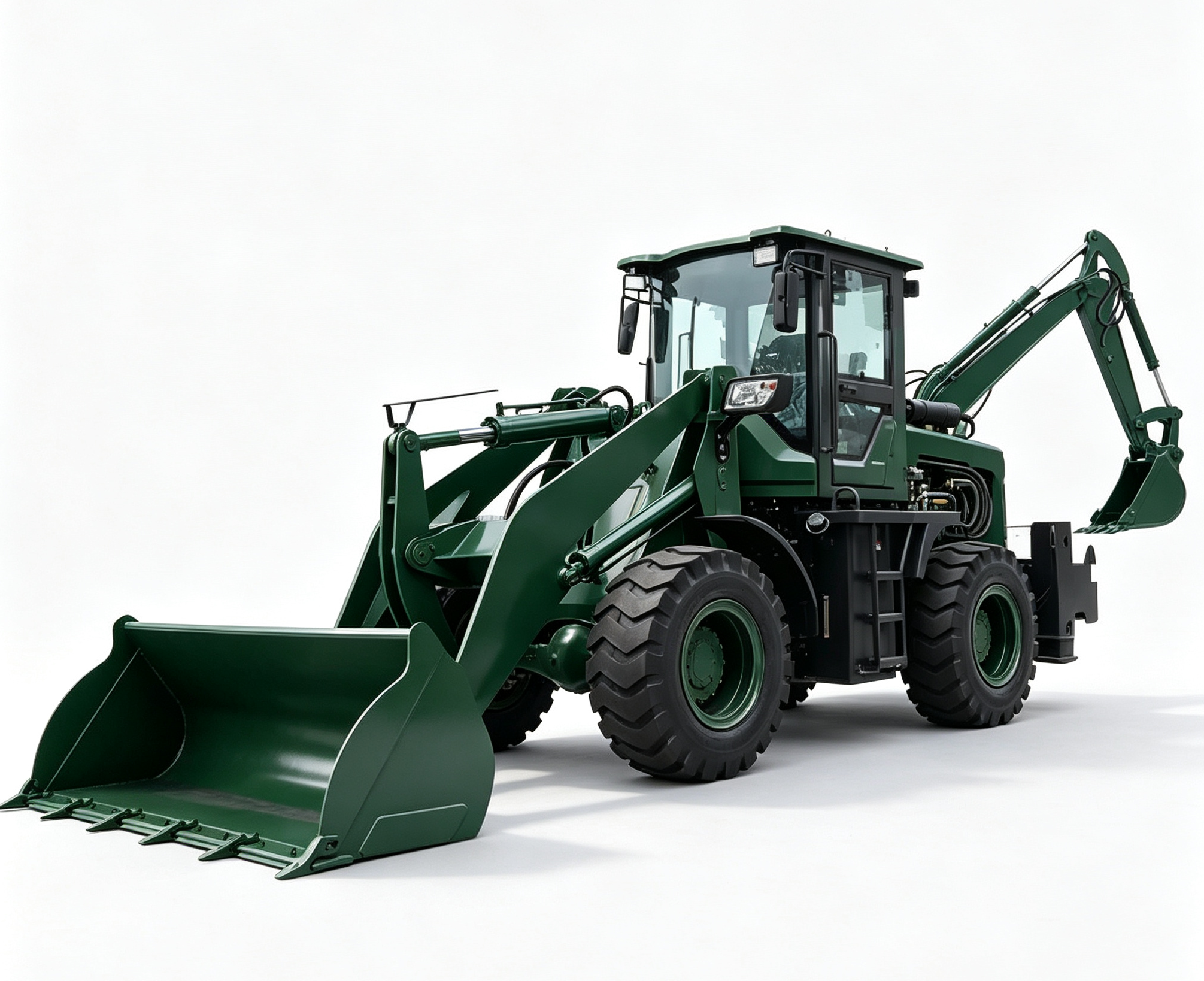 Factory Price Mini Wheel Loader Excavator Shovel Hydraulic Busy at Both Ends Backhoe Loader Mini 4x4 Loader and Backhoe