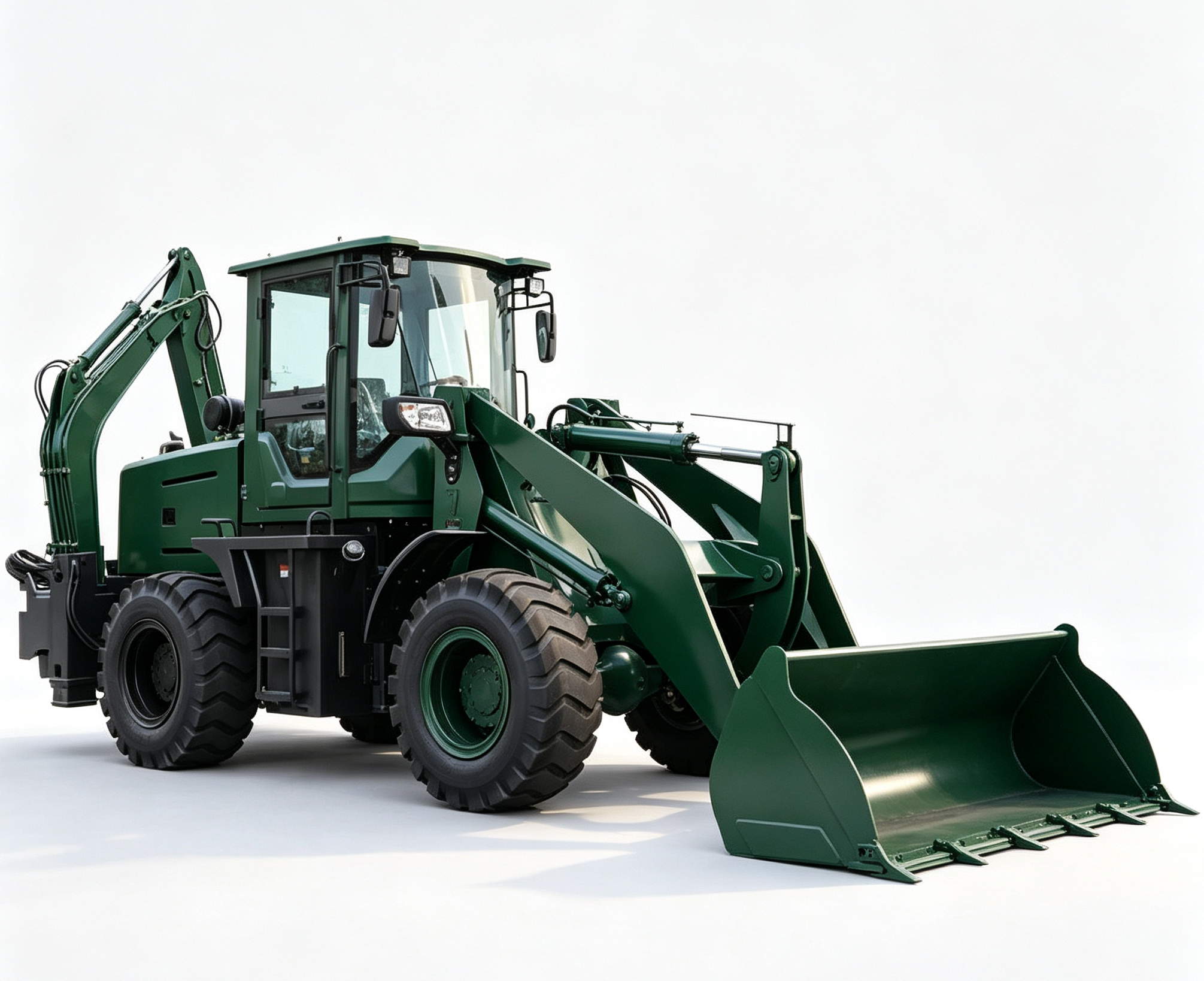 Factory Price Mini Wheel Loader Excavator Shovel Hydraulic Busy at Both Ends Backhoe Loader Mini 4x4 Loader and Backhoe - Image 3